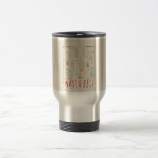 Cactus Hug Travel Mug