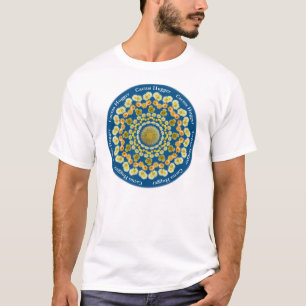 Cactus Hugger T Shirt with Barrel Cactus Mandala 2