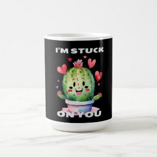 Cactus I'm Stuck On You Coffee Mug