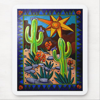 Cactus in the Southwest Mouse Mat