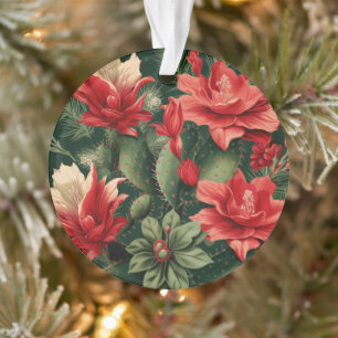 Cactus Kisses & Christmas Wishes – A Double-Sided  Ornament