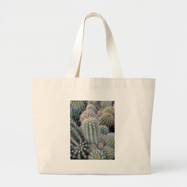 Cactus Large Tote Bag (Front)