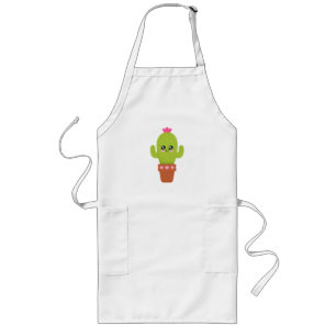 Cactus Long Apron