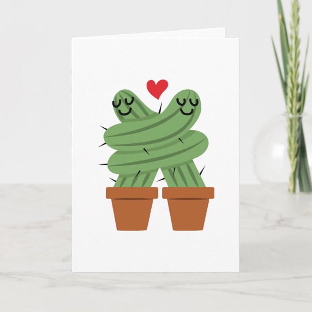 Cactus Love Card (Front)