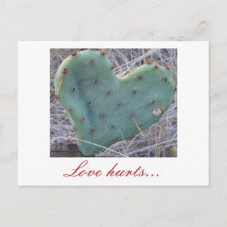 cactus, Love hurts... Postcard