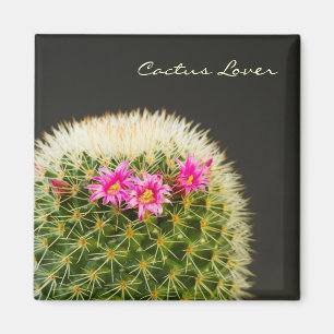 Cactus Lover Flower Magnet