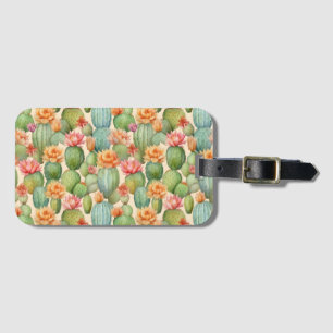 Cactus Luggage Tag