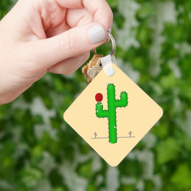 Cactus Makes Perfect -  Key Ring (Hand)