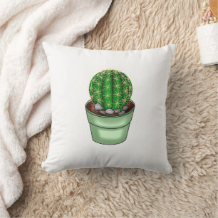 Cactus Makes Perfect   Plant Pun Cushion