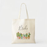 Cactus Mexican Fiesta Bridal Shower Couples Tote Bag<br><div class="desc">Set the tone with these wonderful,  elegant looking  tote bag with a cactus fiesta theme. Soft pastel colours and hand drawn illustrations characterise this bag. You can personalise with your own name or monogram.</div>