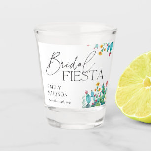 Cactus Mexican Fiesta Bridal Shower Shot Glass