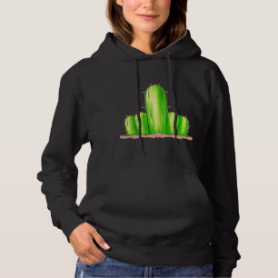 Cactus Middle Finger Cacti Gift for Gardener Botan Hoodie