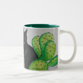 Cactus Monday Two-Tone Coffee Mug