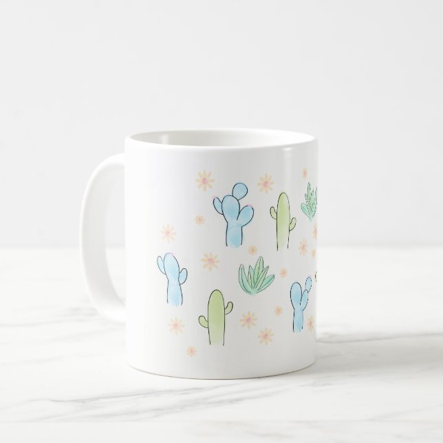 cactus mood coffee mug (Front Left)