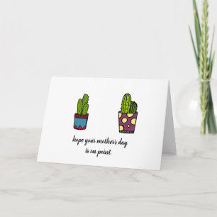 Cactus Mother's Day Card