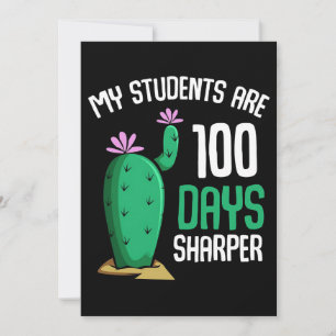 Cactus My Students Are 100 Days Save The Date