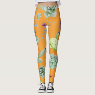 Cactus Pattern 11 Leggings