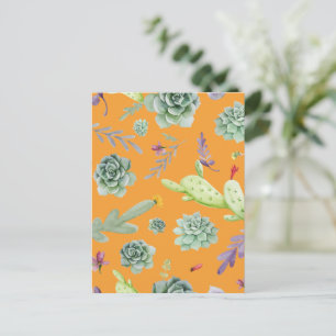 Cactus Pattern 11 Postcard