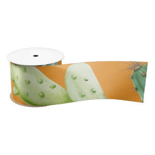 Cactus Pattern 11 Satin Ribbon