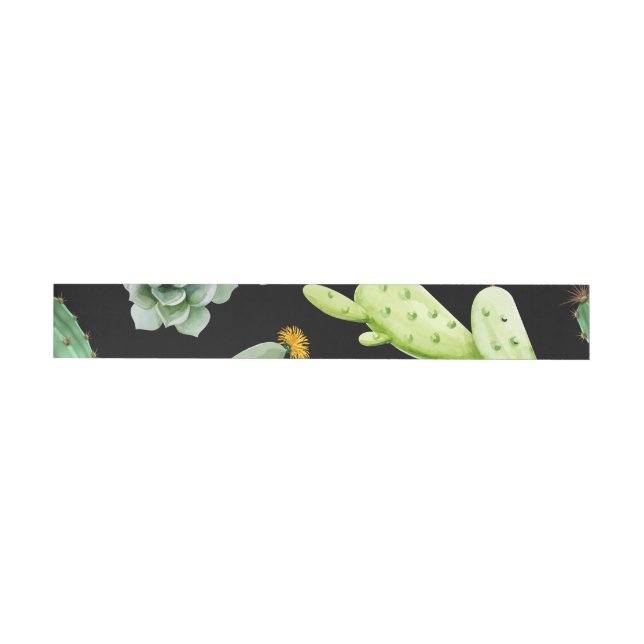 Cactus Pattern 2 Wrap Around Label (Individual)