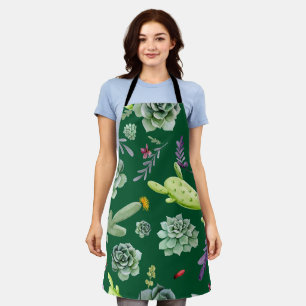 Cactus Pattern 3 Apron