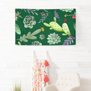 Cactus Pattern 3 Banner