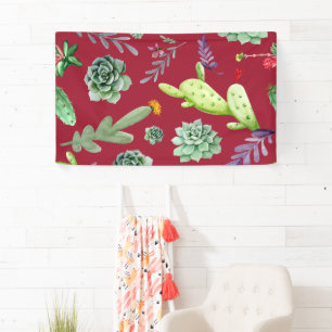 Cactus Pattern 4 Banner