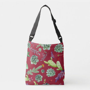 Cactus Pattern 4 Crossbody Bag