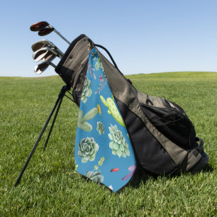 Cactus Pattern 5 Golf Towel