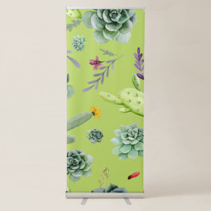 Cactus Pattern 6 Retractable Banner