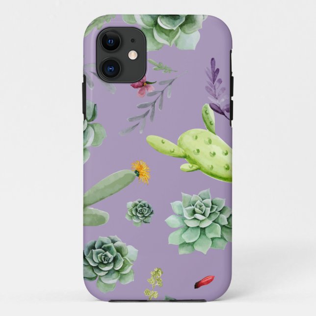Cactus Pattern 7 Case-Mate iPhone Case (Back)