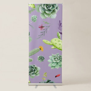 Cactus Pattern 7 Retractable Banner