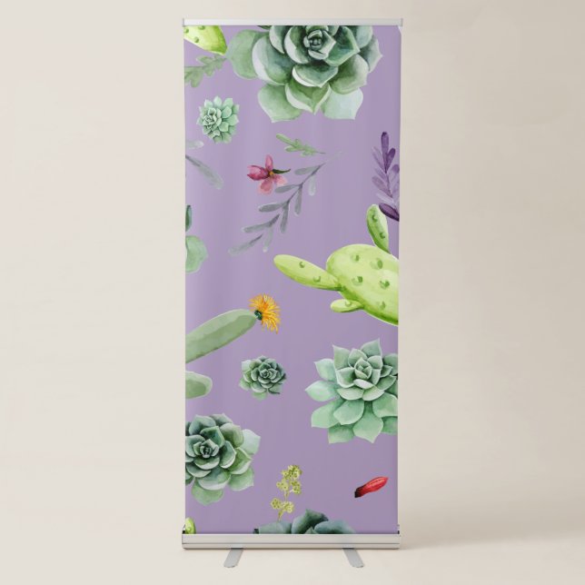 Cactus Pattern 7 Retractable Banner (Front)