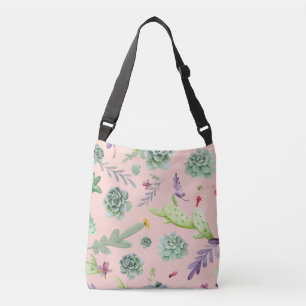 Cactus Pattern 8 Crossbody Bag