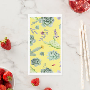 Cactus Pattern 9 Napkin
