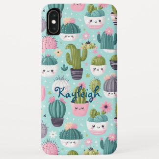 Cactus pattern iPhone XS max case