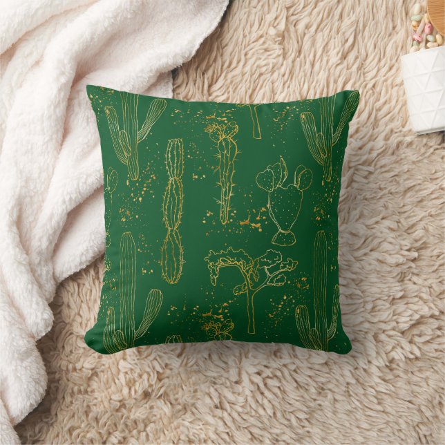 Cactus Pattern   Cushion (Blanket)