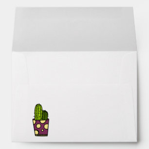 Cactus Pattern Envelope