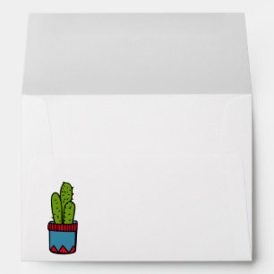 Cactus Pattern Envelope
