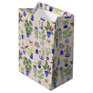 Cactus Pattern Medium Gift Bag