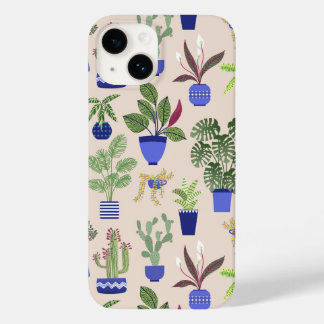 Cactus Pattern Pink Case-Mate iPhone 14 Case