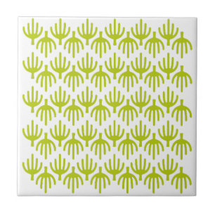 Cactus pattern tile