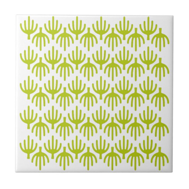 Cactus pattern tile (Front)