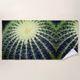 Cactus photography beach towel