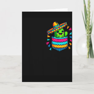 Cactus Pinata Pocket Cinco De Mayo Mexican Party C Card