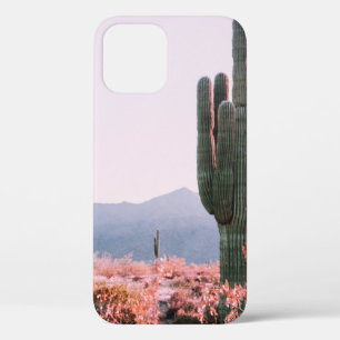 CACTUS PLANT BESIDE ORANGE LEAFED PLANT iPhone 12 CASE