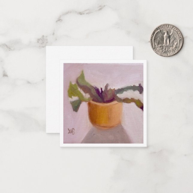 Cactus Plant Card (Front/Back In Situ)