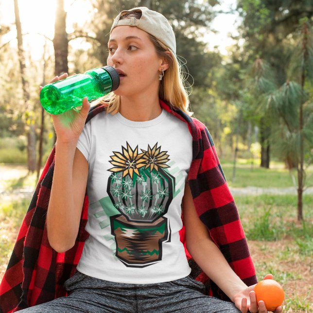 Cactus Plant In A Pot T-Shirt (Creator Uploaded)