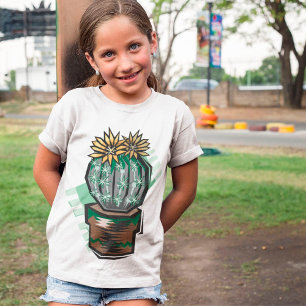 Cactus Plant In A Pot T-Shirt