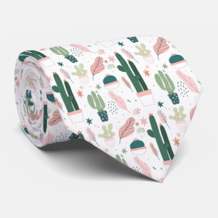 Cactus Plant Neck Tie